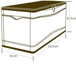 LIFETIME Aufbewahrungsboxen > Kissenbox, 495 l