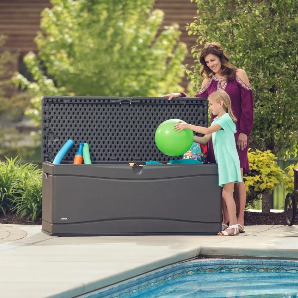 LIFETIME Kissenbox, 495 l Dunkelgrau Hot