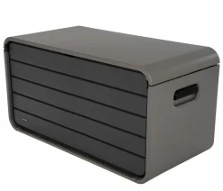 LIFETIME Kunststoff Gartenbox Space XL, 625 Liter, ca. B146,7/H77,2/T72,4 cm Grau Online