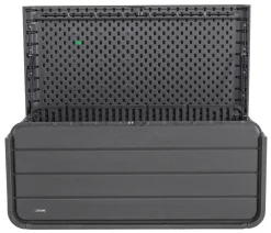 LIFETIME Kunststoff-Gartenbox Space L, 515 Liter, ca. B147,1/H64,5/T72 cm Anthrazit Outlet
