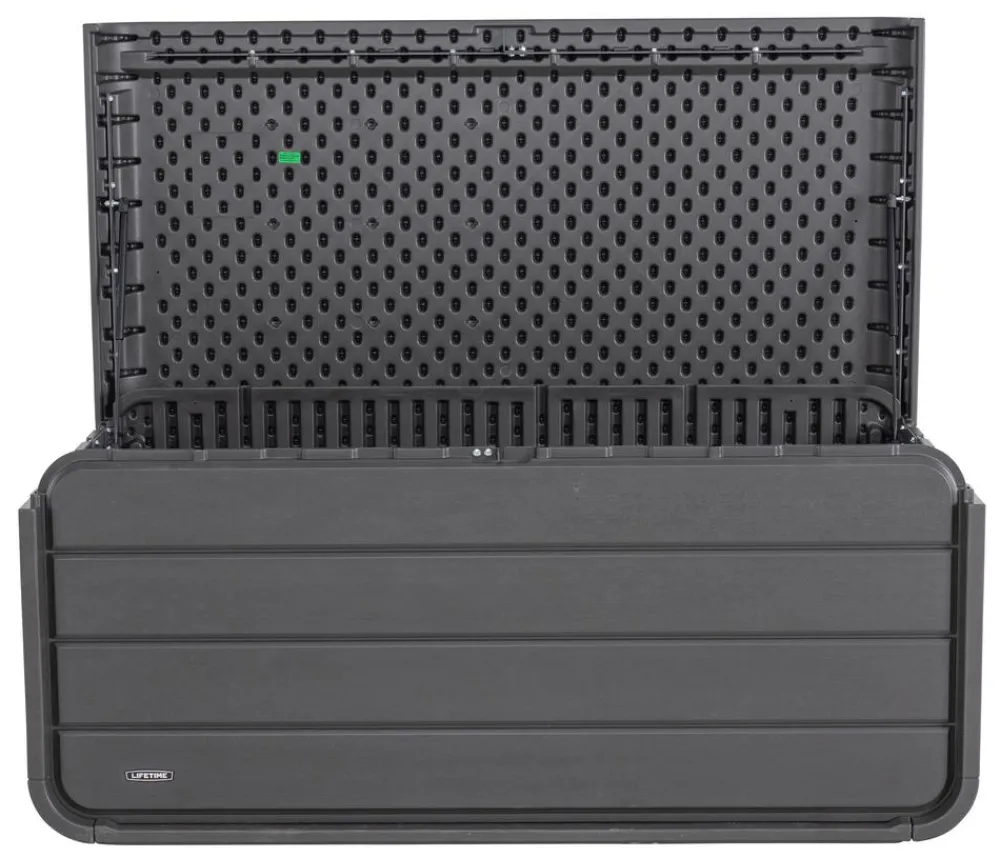 LIFETIME Kunststoff-Gartenbox Space L, 515 Liter, ca. B147,1/H64,5/T72 cm Anthrazit Outlet