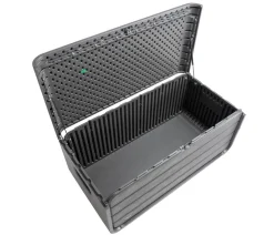 LIFETIME Kunststoff-Gartenbox Space L, 515 Liter, ca. B147,1/H64,5/T72 cm Anthrazit Outlet