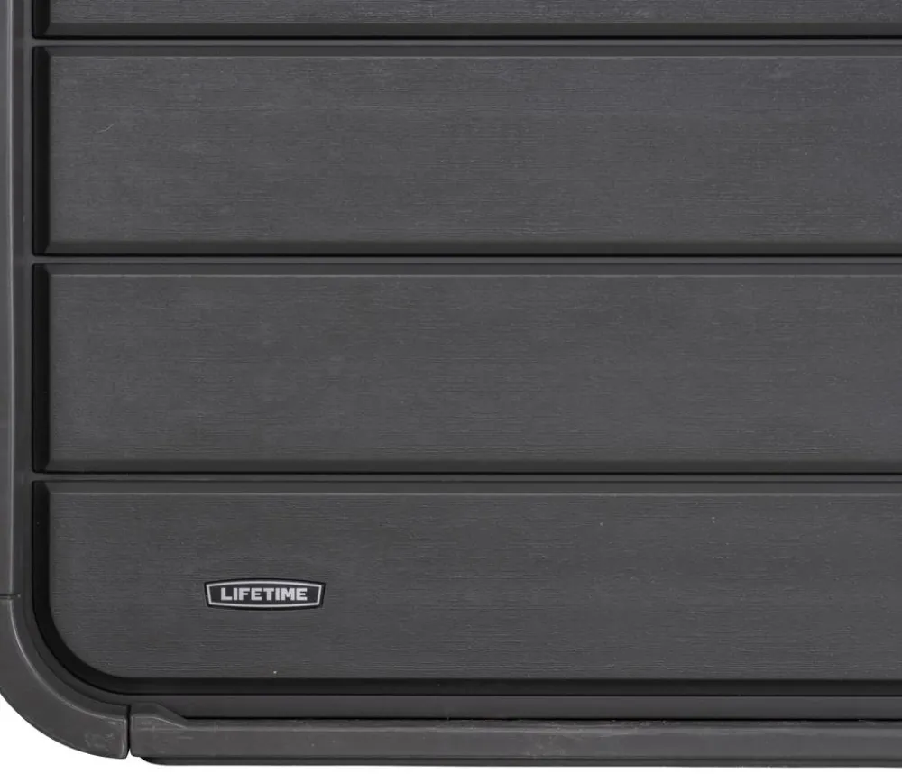 LIFETIME Kunststoff-Gartenbox Space L, 515 Liter, ca. B147,1/H64,5/T72 cm Anthrazit Outlet