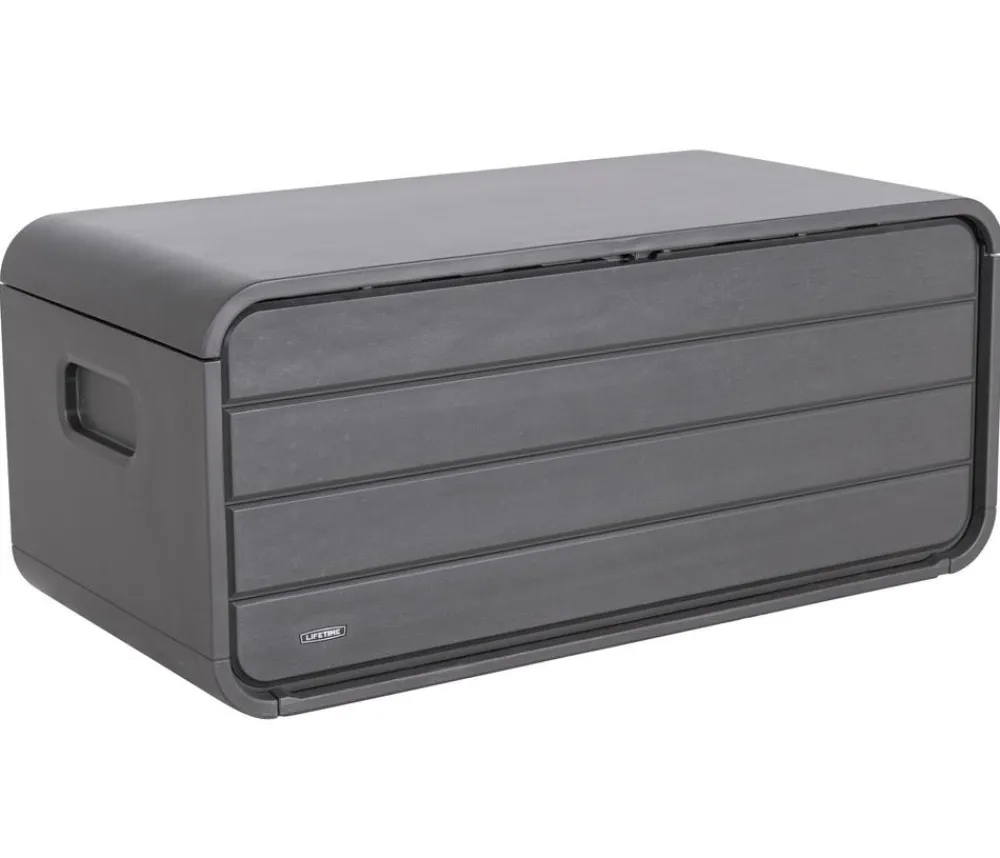 LIFETIME Kunststoff-Gartenbox Space L, 515 Liter, ca. B147,1/H64,5/T72 cm Anthrazit Outlet