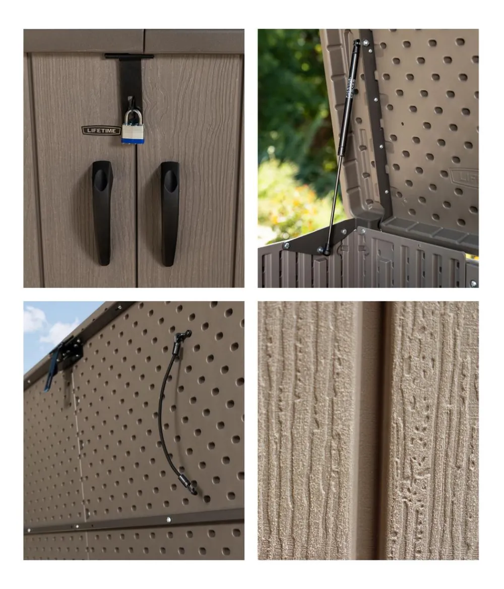 LIFETIME Mülltonnenboxen > Kunststoff-Mülltonnenbox, ca. B191/H132/T108 cm