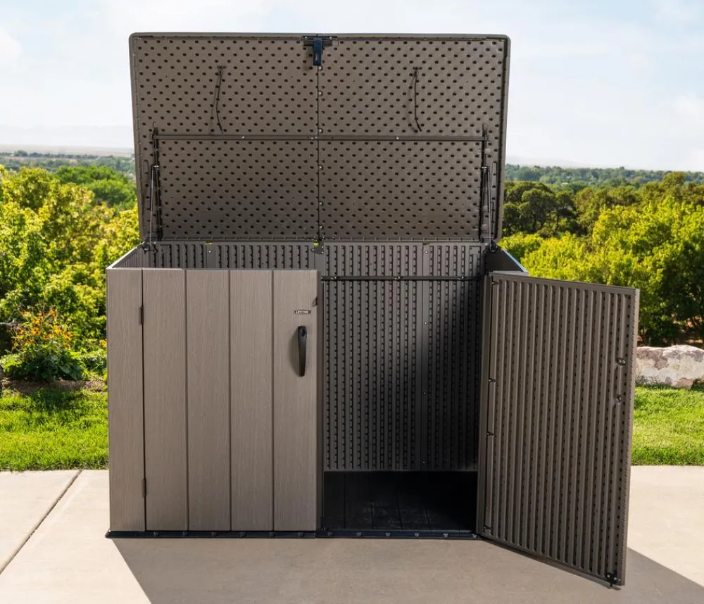 LIFETIME Mülltonnenboxen > Kunststoff-Mülltonnenbox, ca. B191/H132/T108 cm