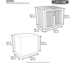 LIFETIME Aufbewahrungsboxen|Mülltonnenboxen > Mülltonnenverkleidung Phil 2er Box, ca. B146/H128/T94 cm