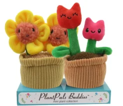 Linzy Toys Spielzeug > Plüschpflanzen-Set Tulpe, 2-teilig, ca. B16/H19/T8 cm