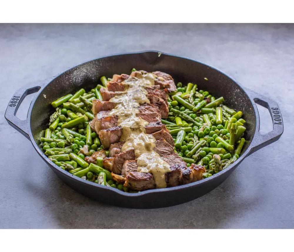 Lodge Cast Iron Lodge Gusseisenpfanne, Schwarz Best