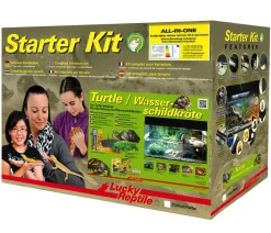 Lucky Reptile Terrarium - Starter Kit Komplettset Wasserschildkröte, ca. B80/H52/T40 cm Weiß