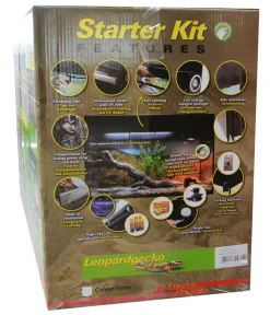 Lucky Reptile Terrarium - Terrarium Starter Kit Komplettset Schlangen Schwarz
