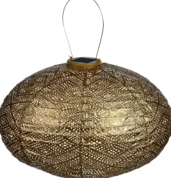 Lumiz Solarleuchten - Solar-Lampion Oval Ikat, ca. Ø40/H27 cm