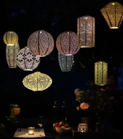 Lumiz Solar-Lampion Round Marrakesh, ca. Ø30/H29 cm Discount