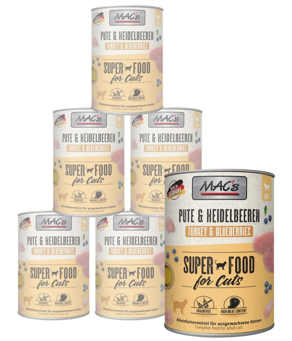 MAC's® MAC's CAT Nassfutter für Katzen, 6 x 800 g Sale