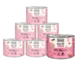MAC's® Nassfutter Katze - MAC's CAT Nassfutter für Katzen Fleischmenü, 6 x 200 g