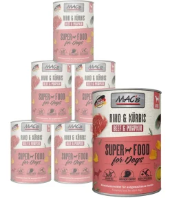 MAC's® Nassfutter Hund > MAC's DOG Nassfutter für Hunde, 6 x 400 g
