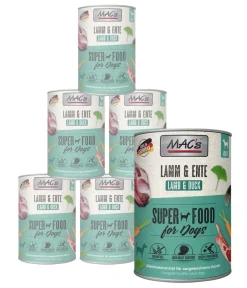 MAC's® Nassfutter Hund - MAC's DOG Nassfutter für Hunde, 6 x 400 g