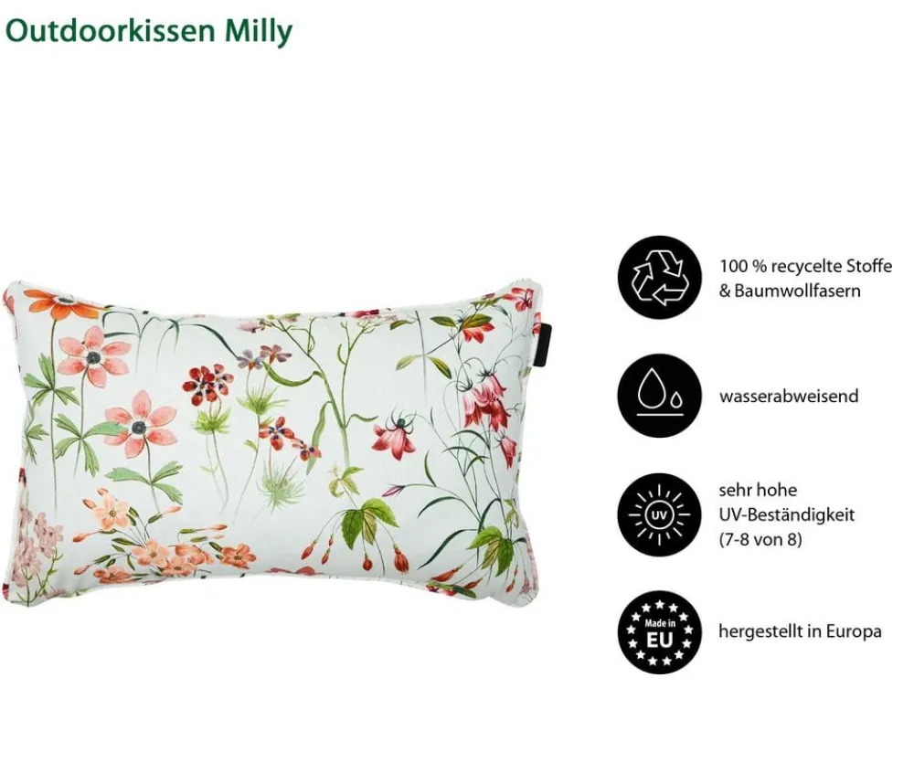 Madison Dekokissen - Outdoorkissen Milly, ca. B50/T30 cm