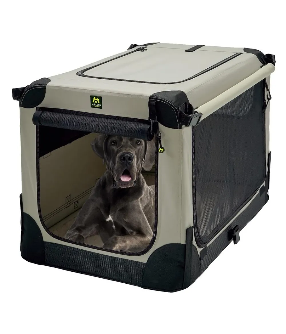 Maelson Hundetransportboxen - Tranportbox oft Kenne Beige