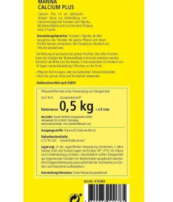 Hauert Spezialdünger - Manna Calcium-Plus-Spray, flüssig, 0,5 l