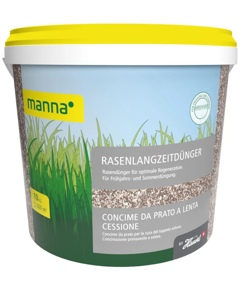 Manna Rasendünger - Rasenlangzeitdünger, 10 kg