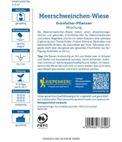 Nebelung/Kiepenkerl Blumensamen > Meerschweinchen-Wiese, Saatgut von Kiepenkerl