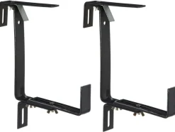 Dehner Mehr Blumentopfzubehör > Metall-Blumenkastenhalter Profi für den Balkon, 2 Stück