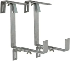 Dehner Mehr Blumentopfzubehör > Metall-Blumenkastenhalter Profi für den Balkon, 2 Stück