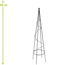 Dehner Metall-Obelisk Oxford Grau