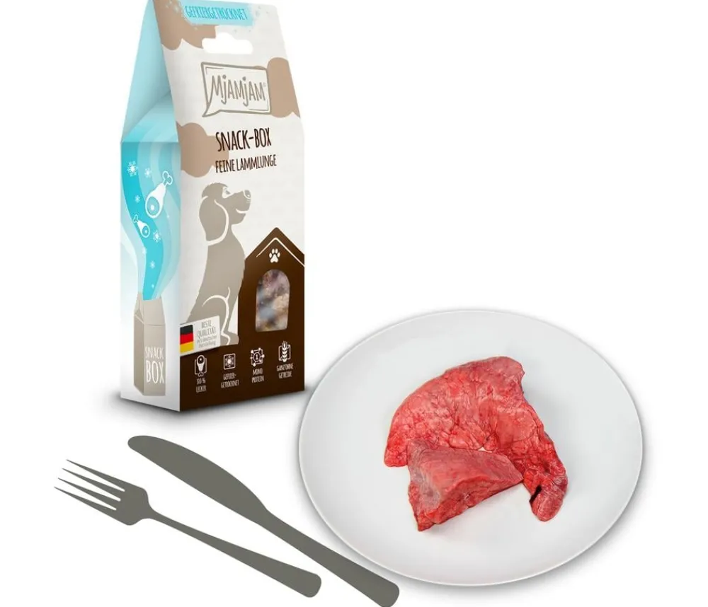 MjAMjAM® Hundesnack Snack-Box feine Lammlunge, Adult, 70 g Clearance
