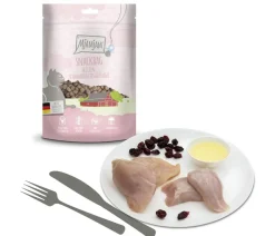 MjAMjAM® Katzensnack Snackbag schmackhaftes Geflügel, Kitten, 125 g Hot