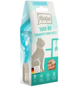 MjAMjAM® Katzenleckerlies & Getränke > Katzensnack Snackbox schmackhaftes Thunfischfilet, Adult, 35 g