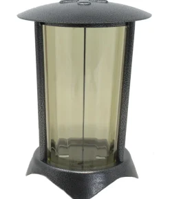 Moll Stahl-Grableuchte mit Kunststoffeinsatz, ca. H19 cm Schwarz Online