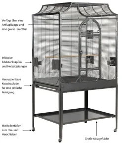 Montana Vogelvoliere Madeira III, Antik Dunkelgrau Online