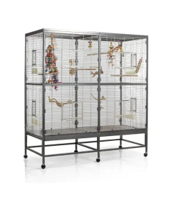 Montana Vogelvoliere Paradiso 150 Dunkelgrau New