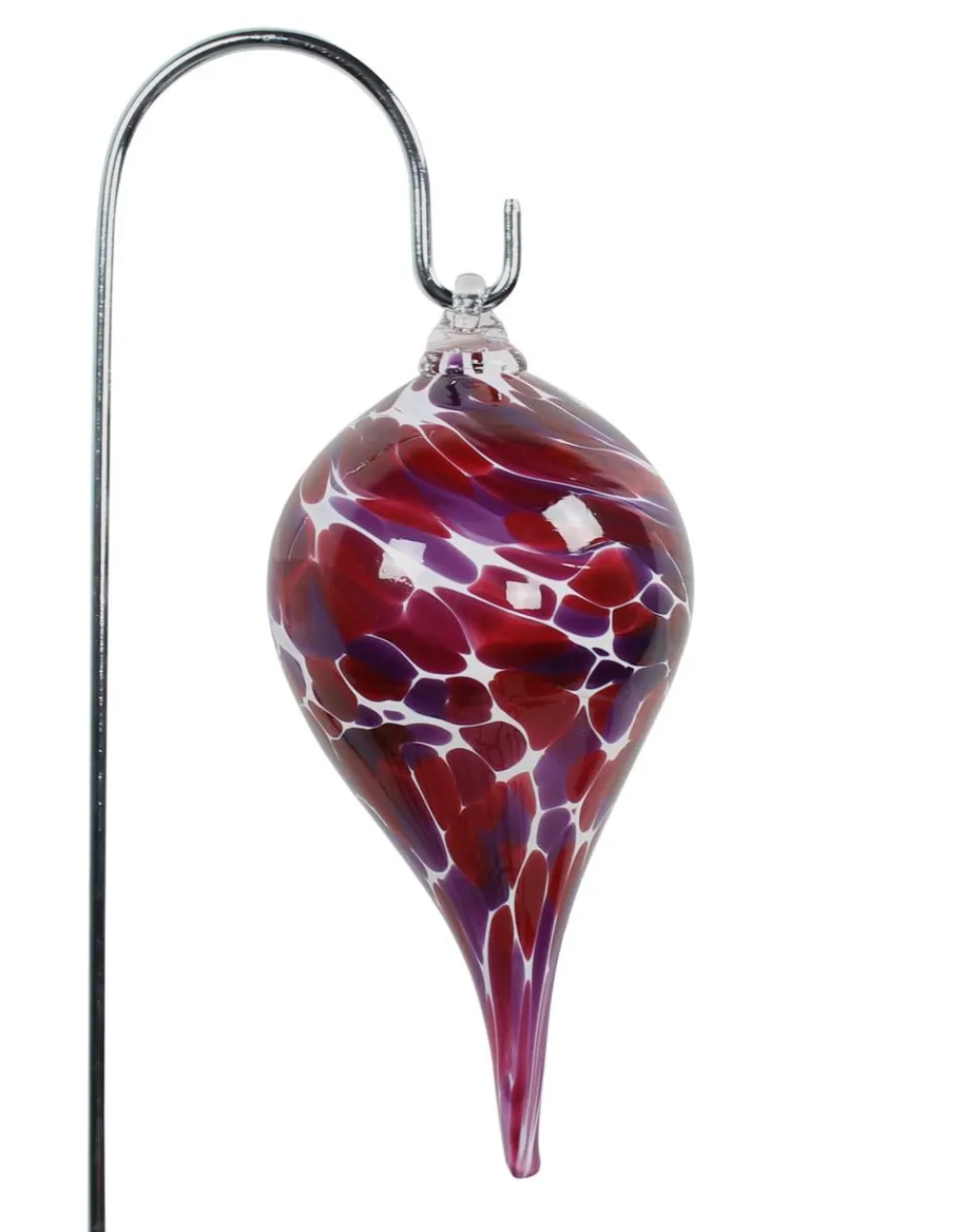 MP Glaszauber Gartenkugeln & Glas Deko > Glas-Minizwiebel mit Stab, ca. Ø10/H65 cm