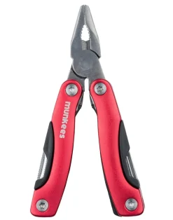 munkees® Edelstahl-Multitool Rot Clearance