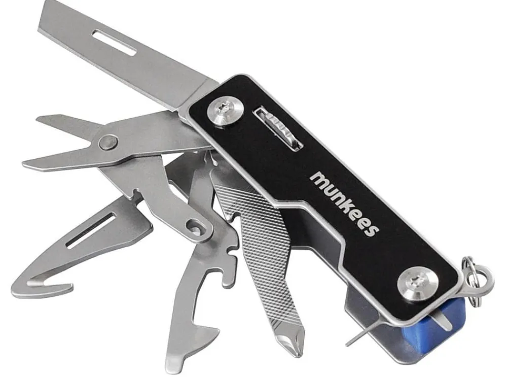 munkees® Mehr Transport & Unterwegs - Edelstahl-Taschenmesser Lock, ca. B7,5/H2,3/T2,1 cm