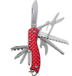 munkees® Mehr Transport & Unterwegs - Edelstahl-Taschenmesser Metall, ca. B9,5/H1,9/T2,6 cm