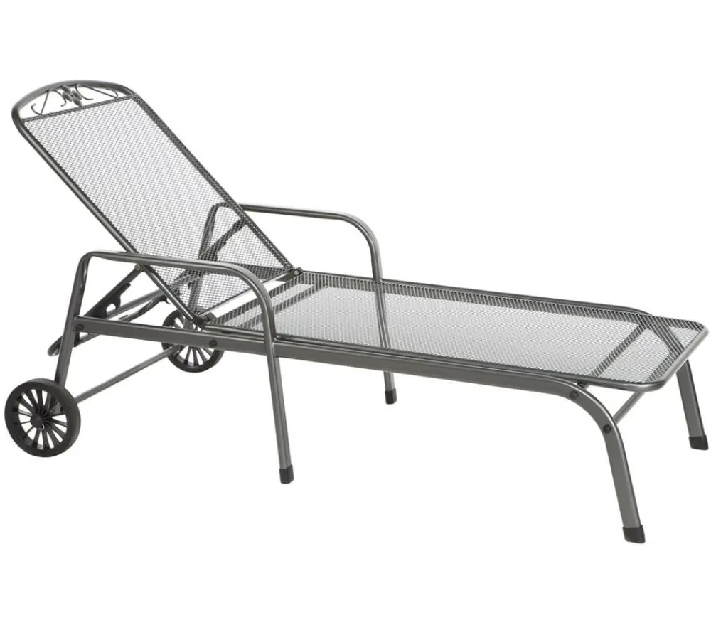 MWH Relaxliegen|Gartenliegen Metall > Gartenliege Savoy, ca. B81/H52/T187 cm