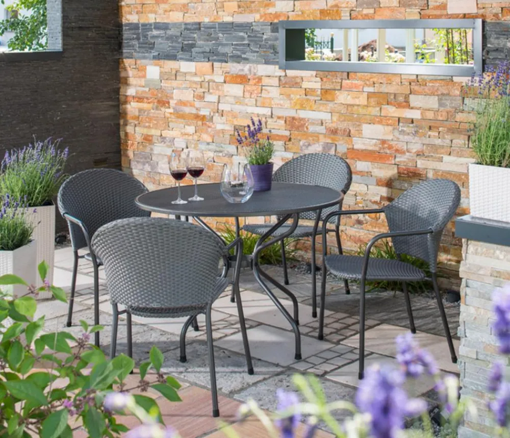 MWH Gartenstuhl Cesao, Grau Outlet