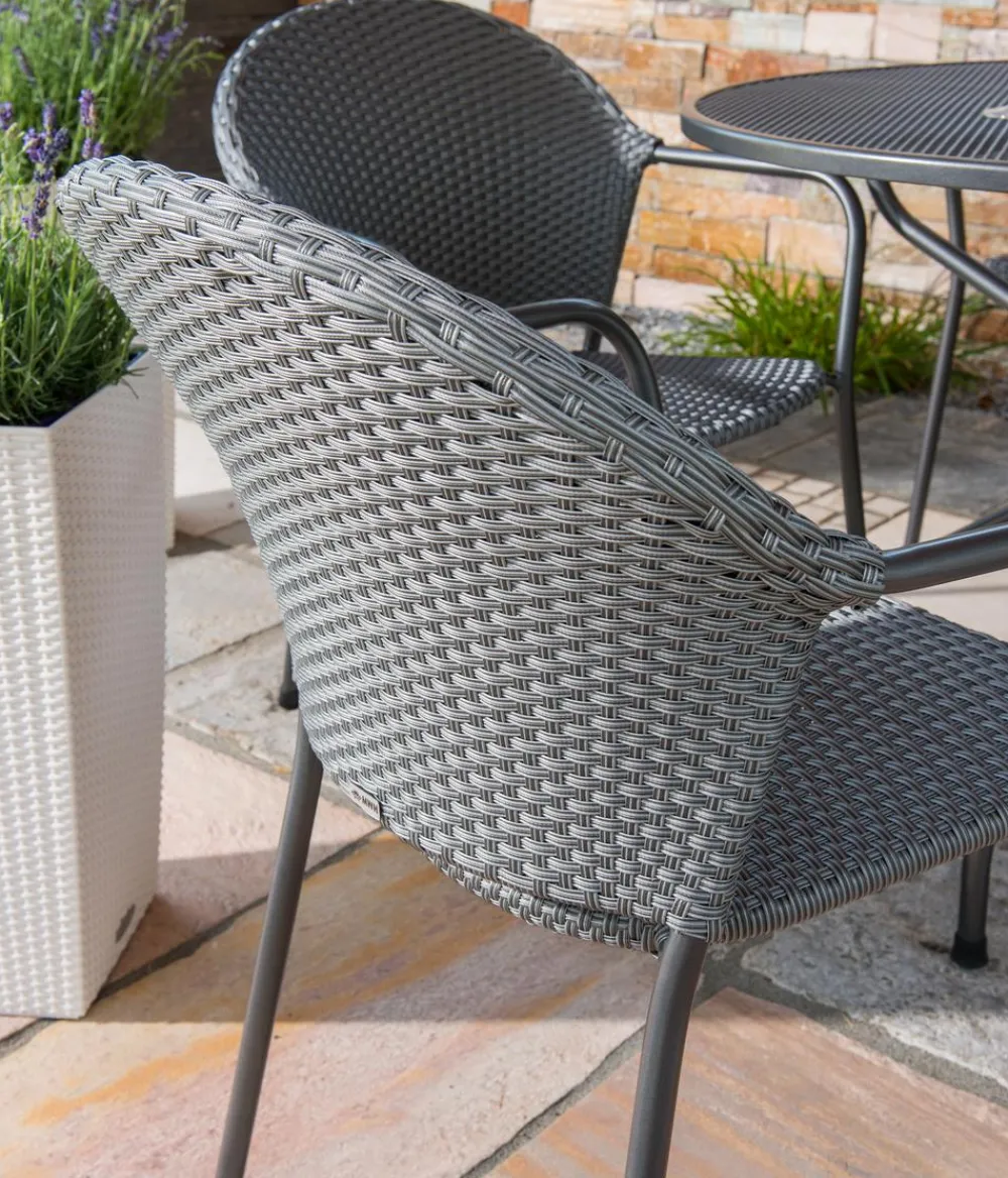 MWH Gartenstuhl Cesao, Grau Outlet