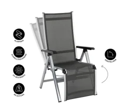 MWH Relaxstühle|Gartenstühle Aluminium > Relaxsessel Elements,