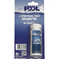 MYPOOL Teststrips Chlor/pH Weiß Hot