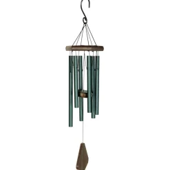Nature´s Melody Windspiele & Gartenstecker - NATURE'S MELODY Klangspiel Premium, 14,7 x 12,7 x 70 cm Dunkelgrün