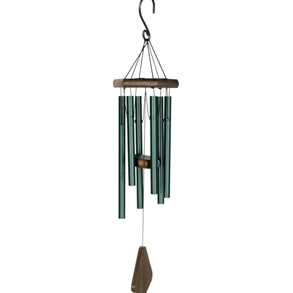 Nature´s Melody Windspiele & Gartenstecker - NATURE'S MELODY Klangspiel Premium, 14,7 x 12,7 x 70 cm Dunkelgrün