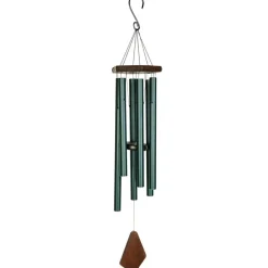 Nature´s Melody Windspiele & Gartenstecker - NATURE'S MELODY Klangspiel Premium, 18 x 15,7 x 99 cm Dunkelgrün