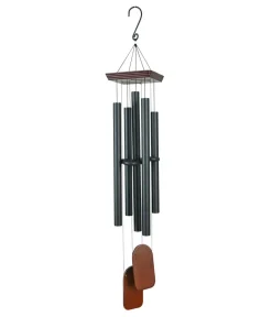Nature´s Melody Windspiele & Gartenstecker - NATURE'S MELODY Klangspiel Symphony Tunes, 19 x 19 x 121 cm, Schwarz