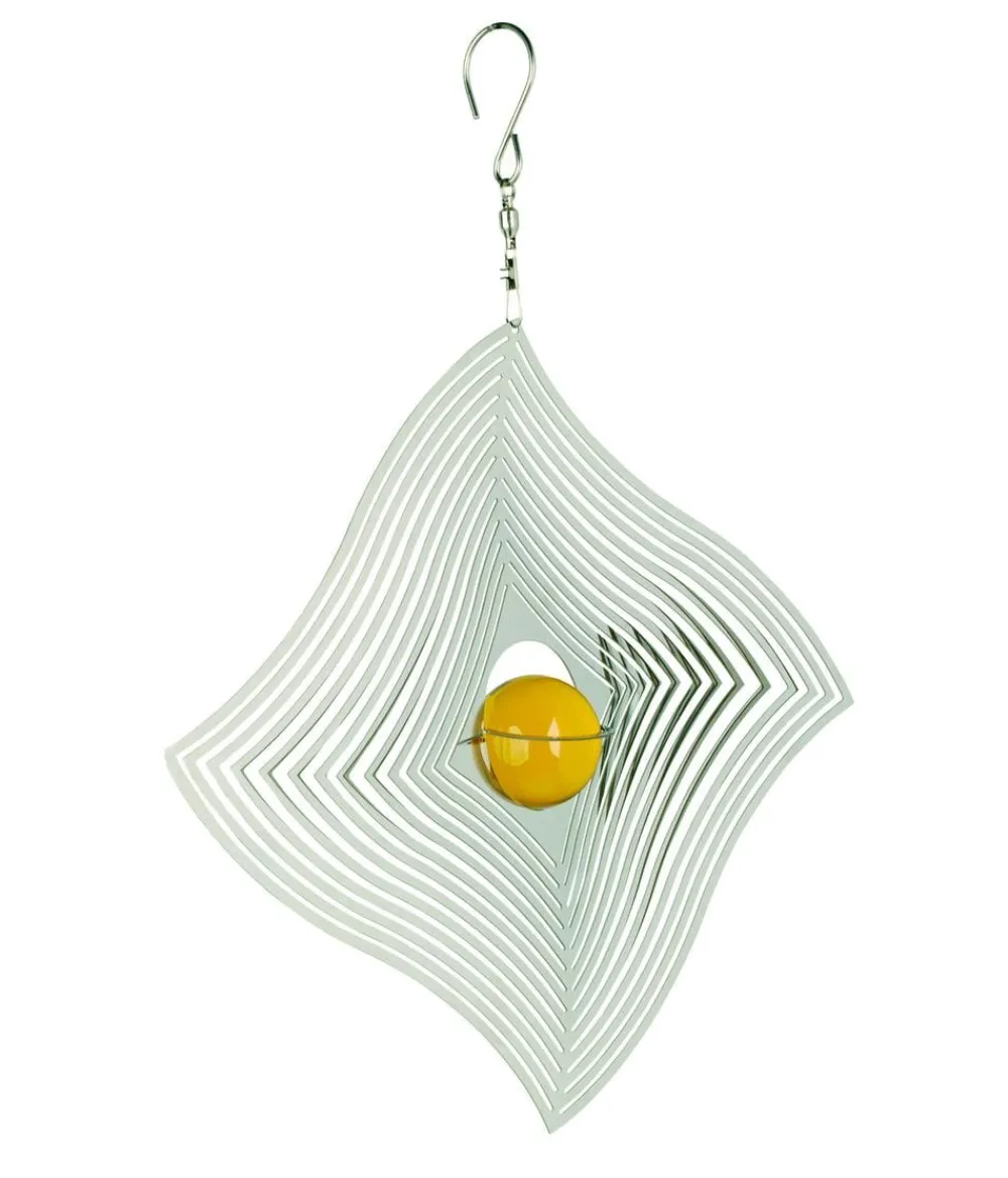Nature´s Melody Windspiele & Gartenstecker > NATURE'S MELODY Windspiel Cosmo Diamant-Welle, 23,5 x 4,5 x 32 cm, /