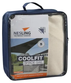 Nesling Sonnensegel Coolfit, dreieckig, ca. B400/T Creme New